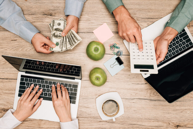 Marketers budgeting a marketing budget